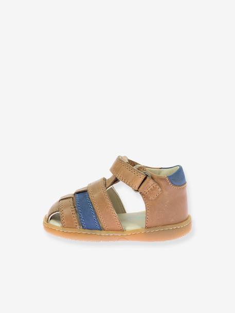 Sandales cuir bébé Bipod camel 3 - vertbaudet enfant 