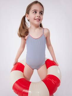 -Maillot de bain 1 pièce à rayures fille