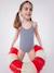 Maillot de bain 1 pièce à rayures fille bleu 1 - vertbaudet enfant 
