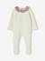 Ensemble naissance 2 pièces en tricot détail tissu Liberty écru 4 - vertbaudet enfant 