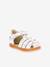 Sandales cuir bébé Bigflo blanc 1 - vertbaudet enfant 