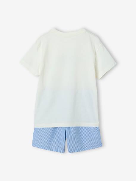 Lot de 2 pyjashorts garçon Gamer blanc 11 - vertbaudet enfant 
