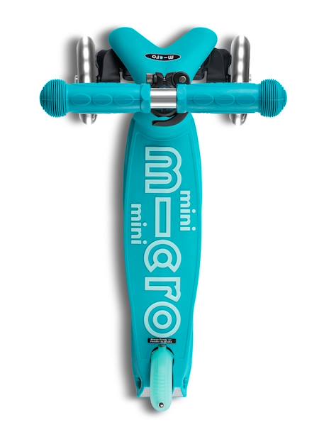 Trottinette 3 roues mini micro deluxe  pliable led Aqua+Bleu nuit+Rose 5 - vertbaudet enfant 