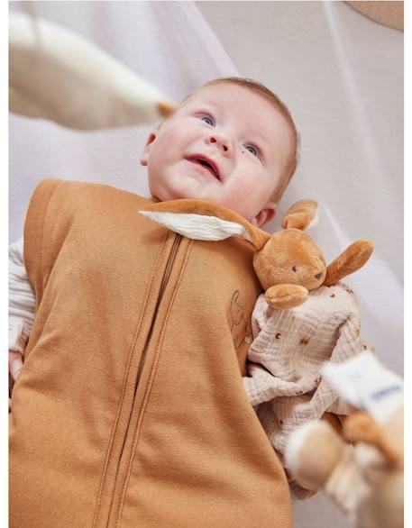 Gigoteuse manches amovibles jersey pointelle Marron 6 - vertbaudet enfant 