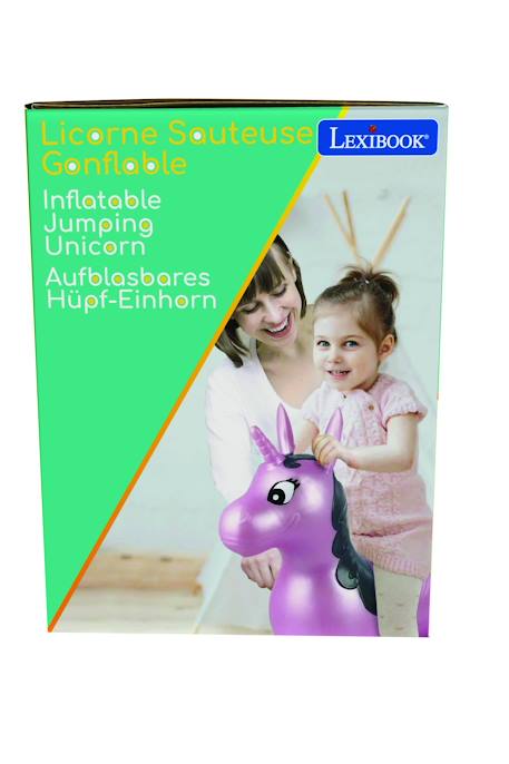 Licorne sauteuse gonflable rose Violet 6 - vertbaudet enfant 