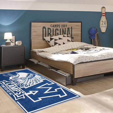 Tapis enfant tissé indian Bleu 1 - vertbaudet enfant 