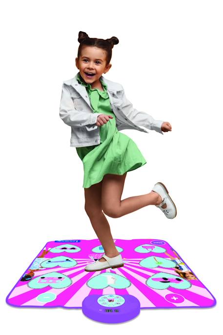 Tapis de danse électronique bluetooth et lumineux barbie Rose 4 - vertbaudet enfant 
