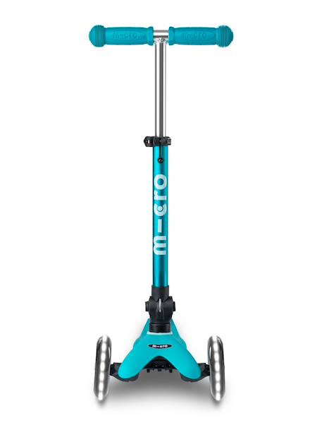 Trottinette 3 roues mini micro deluxe  pliable led Aqua+Bleu nuit+Rose 3 - vertbaudet enfant 