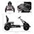 Kart à pédales enfant go kart formule 1 racing passione italia pneus gonflables caoutchouc Noir 3 - vertbaudet enfant 
