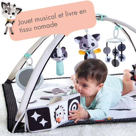 Tapis d’éveil bébé musical gymini, collection black & white Magical tales 3 - vertbaudet enfant 