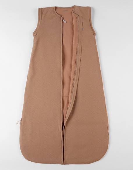 Gigoteuse manches amovibles jersey pointelle Marron 4 - vertbaudet enfant 