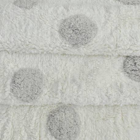 Tapis enfant fait main en coton coronda Blanc+Gris 5 - vertbaudet enfant 
