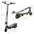 Trottinette électrique pliable enfant 120w 12 km/h max. Hauteur guidon réglable Noir+Rouge 3 - vertbaudet enfant 