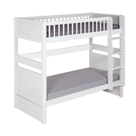 Lit superposé modulable bois massif victoria Blanc 2 - vertbaudet enfant 