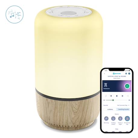 Veilleuse bébé musicale connectée soothe White 2 - vertbaudet enfant 