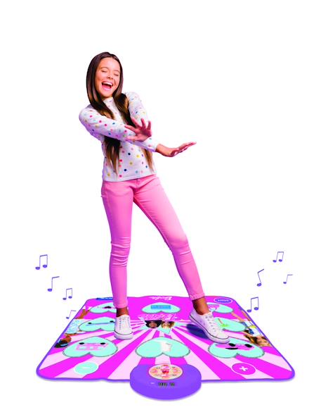 Tapis de danse électronique bluetooth et lumineux barbie Rose 1 - vertbaudet enfant 