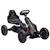 Kart à pédales enfant go kart formule 1 racing aileron avant carter chaine fermé siège réglable avec ceinture Noir+Rouge 1 - vertbaudet enfant 