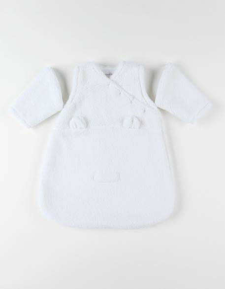 Gigoteuse en fausse fourrure Blanc+Bleu+Rose 1 - vertbaudet enfant 