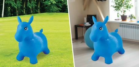 Poney sauteur gonflable bleu Bleu 5 - vertbaudet enfant 