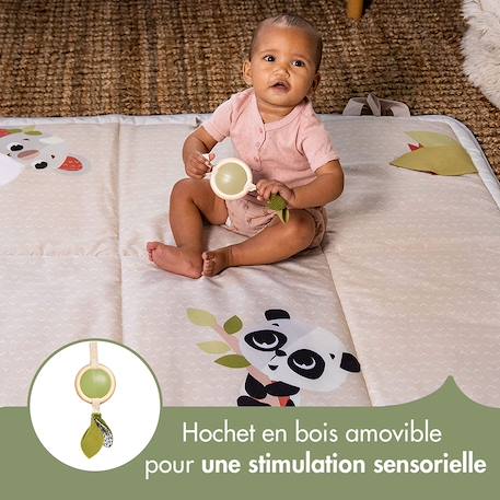 Tapis d'éveil bébé géant tiny love, dès la naissance, collection boho chic, 150 x 100 cm Boho chic 3 - vertbaudet enfant 