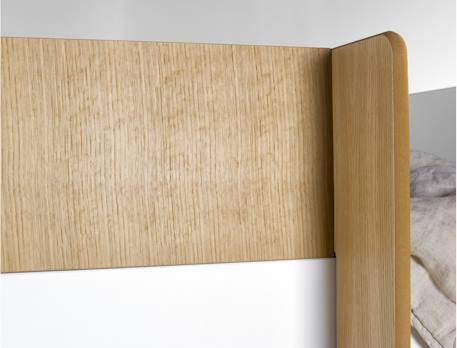 Lit mi-hauteur bureau & commode opus Blanc et bleu nuit opus+Blanc et bois+Blanc et vert mousse 10 - vertbaudet enfant 