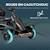 Kart à pédales enfant go kart formule 1 racing passione italia pneus gonflables caoutchouc Noir 4 - vertbaudet enfant 