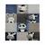 Tapis enfant tissé motif animaux zoo Bleu 6 - vertbaudet enfant 