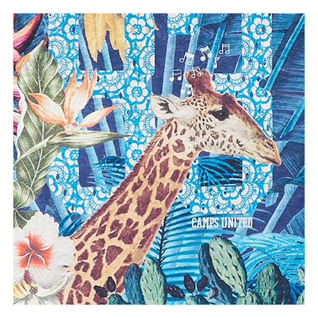 Tapis enfant tissé jungle Bleu 3 - vertbaudet enfant 