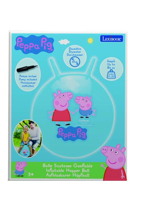 Balle sauteuse gonflable peppa pig Bleu 3 - vertbaudet enfant 