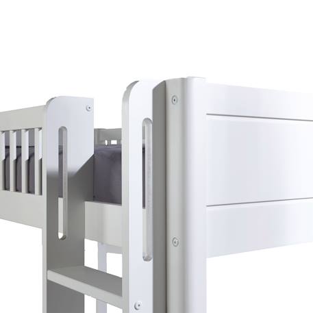 Lit superposé modulable bois massif victoria Blanc 4 - vertbaudet enfant 