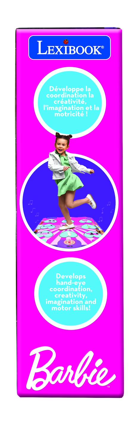 Tapis de danse électronique bluetooth et lumineux barbie Rose 3 - vertbaudet enfant 