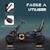 Kart à pédales enfant go kart formule 1 racing aileron avant carter chaine fermé siège réglable avec ceinture Noir+Rouge 5 - vertbaudet enfant 