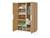 Armoire 2 portes vintage octave Chêne+Noyer 3 - vertbaudet enfant 