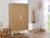 Armoire 2 portes vintage octave Chêne+Noyer 1 - vertbaudet enfant 