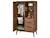 Armoire 2 portes vintage octave Chêne+Noyer 8 - vertbaudet enfant 