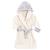 Peignoir enfant coton bio Blanc cassé+Noisette 1 - vertbaudet enfant 