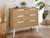 Commode 3 tiroirs vintage octave Chêne+Noyer 2 - vertbaudet enfant 