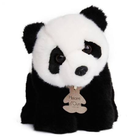 Peluche panda 20 cm Noir 1 - vertbaudet enfant 