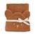 Cape de bain coton bio ourson Bois de rose+Caramel 6 - vertbaudet enfant 