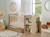 Lit bébé évolutif combiné bohème Blanc & bois 2 - vertbaudet enfant 