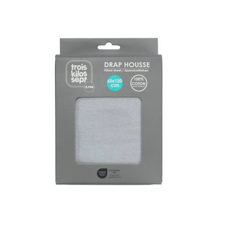 Drap housse oeko-tex® standard 100 Abricot+Bleu+Bleu ciel+Bleu marine+Camel+Caraïbes+Gris+Rose+Terracotta+Vanille+Vert+Vert olive+Vieux rose 25 - vertbaudet enfant 