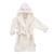 Peignoir enfant coton bio Blanc cassé+Noisette 4 - vertbaudet enfant 