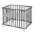 Parc bébé scandinave en bois massif + tapis en coton bio lil planet Anthracite - gris argenté+Blanc - gris argenté+Blanc - vert givré+Naturel - gris argenté 1 - vertbaudet enfant 
