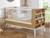 Lit bébé évolutif vintage octave Chêne+Noyer 1 - vertbaudet enfant 