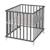 Parc bébé scandinave en bois massif + tapis en coton bio lil planet Anthracite - gris argenté+Blanc - gris argenté+Blanc - vert givré+Naturel - gris argenté 3 - vertbaudet enfant 