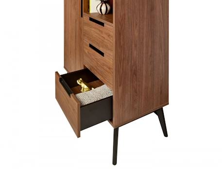 Armoire 2 portes vintage octave Chêne+Noyer 7 - vertbaudet enfant 