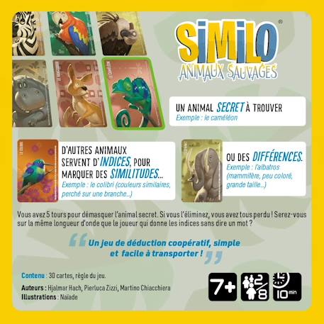 Similo : animaux sauvages Bleu 5 - vertbaudet enfant 