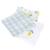 Lot de 3 langes gaze de coton bio Ananas+Baleine+Beige+Bleu+Citrons+Colibri (parme)+Forêt+Noel magique+Sable+Vert sauge 21 - vertbaudet enfant 
