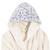 Peignoir enfant coton bio Blanc cassé+Noisette 2 - vertbaudet enfant 