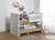 Lit bébé évolutif avec table à langer calisson Blanc & bois 1 - vertbaudet enfant 